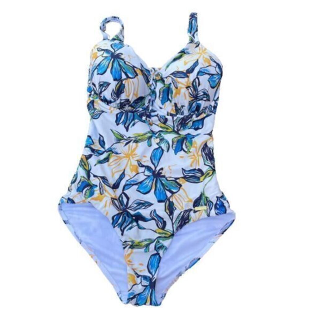 SUNSEEKER Tummy Control Floral-Print Swimsuit